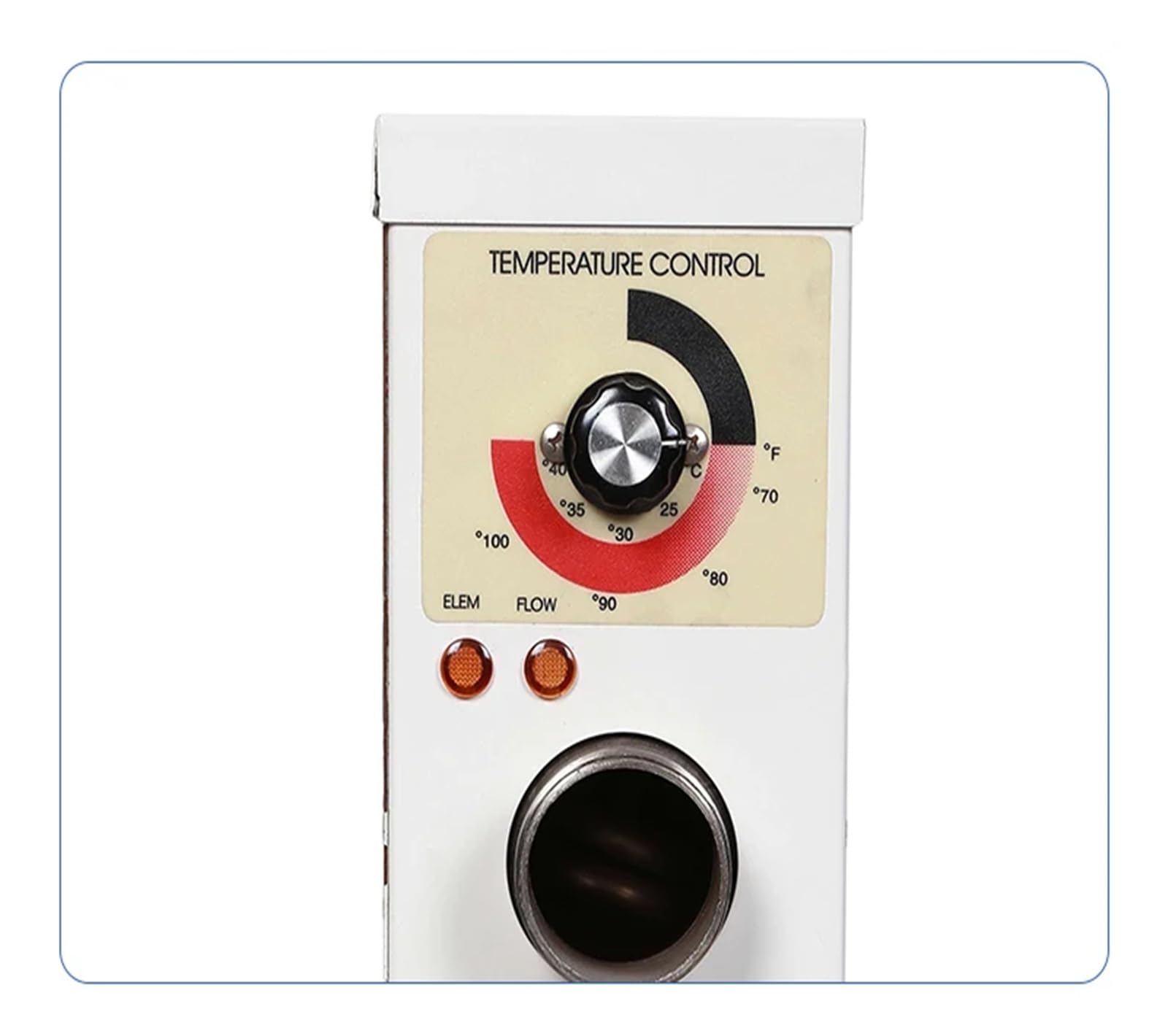 Pompe à Chaleur for Piscine et Spa 5,5 à 20 KW avec Interrupteur thermostatique, Chauffe-Eau électrique for piscines creusées et Hors Sol avec Une efficacité de Chauffage élevée(5.5KW)