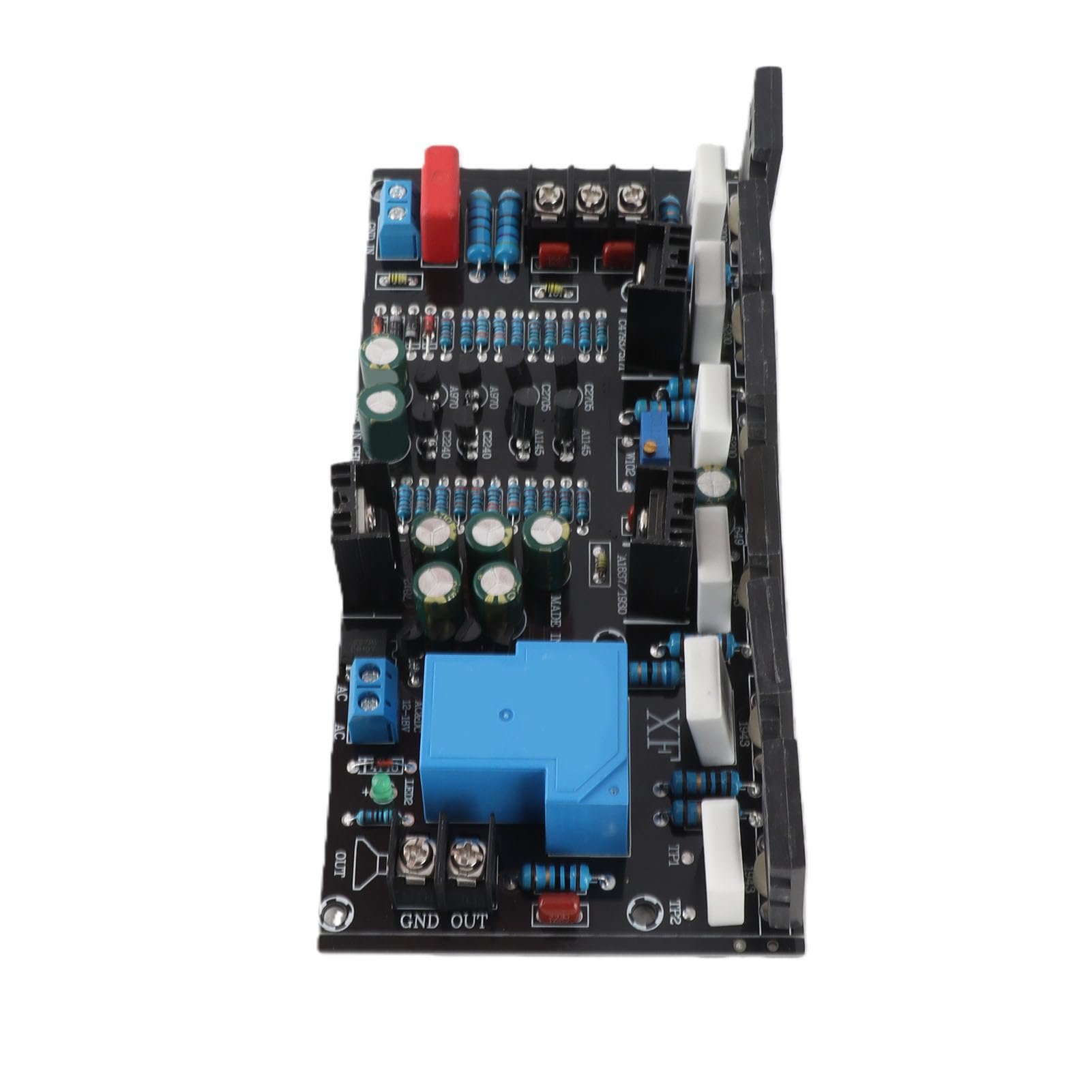 Fabater Placa Amplificadora de Potencia, Canal único de 300 W con Circuito de Protección de Altavoz Módulo Amplificador de Potencia de Audio con Amplio Rango de Voltaje DC 20 12 V para Sistemas de