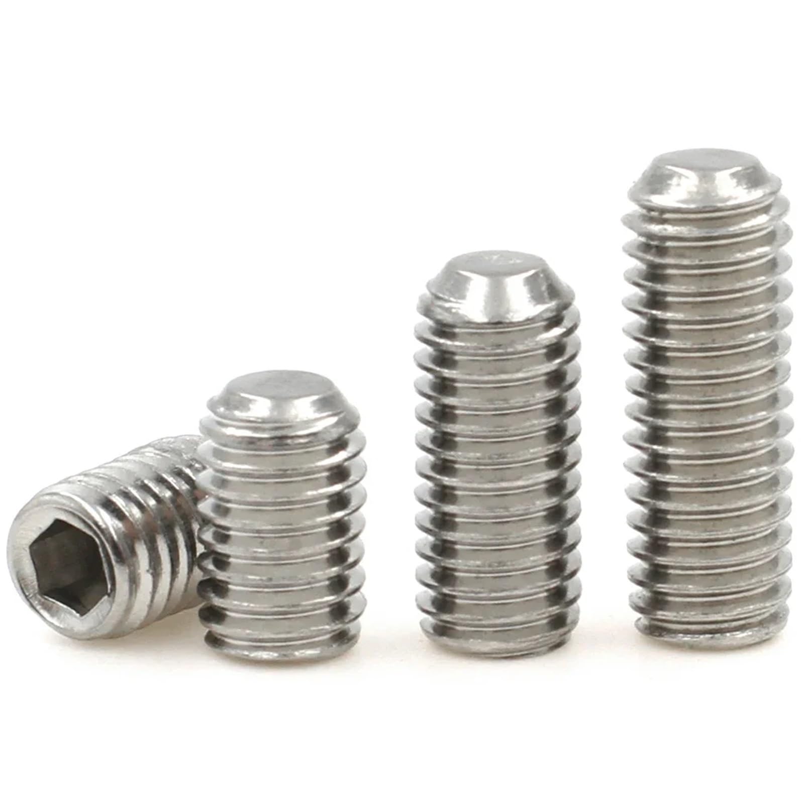 Tornillos de fijación hexagonales sin cabeza, Tornillos de fijación hexagonales de acero inoxidable 304, punta de copa sin cabeza, M3-M16, paquete de 10(30mm,M14 (10pcs))