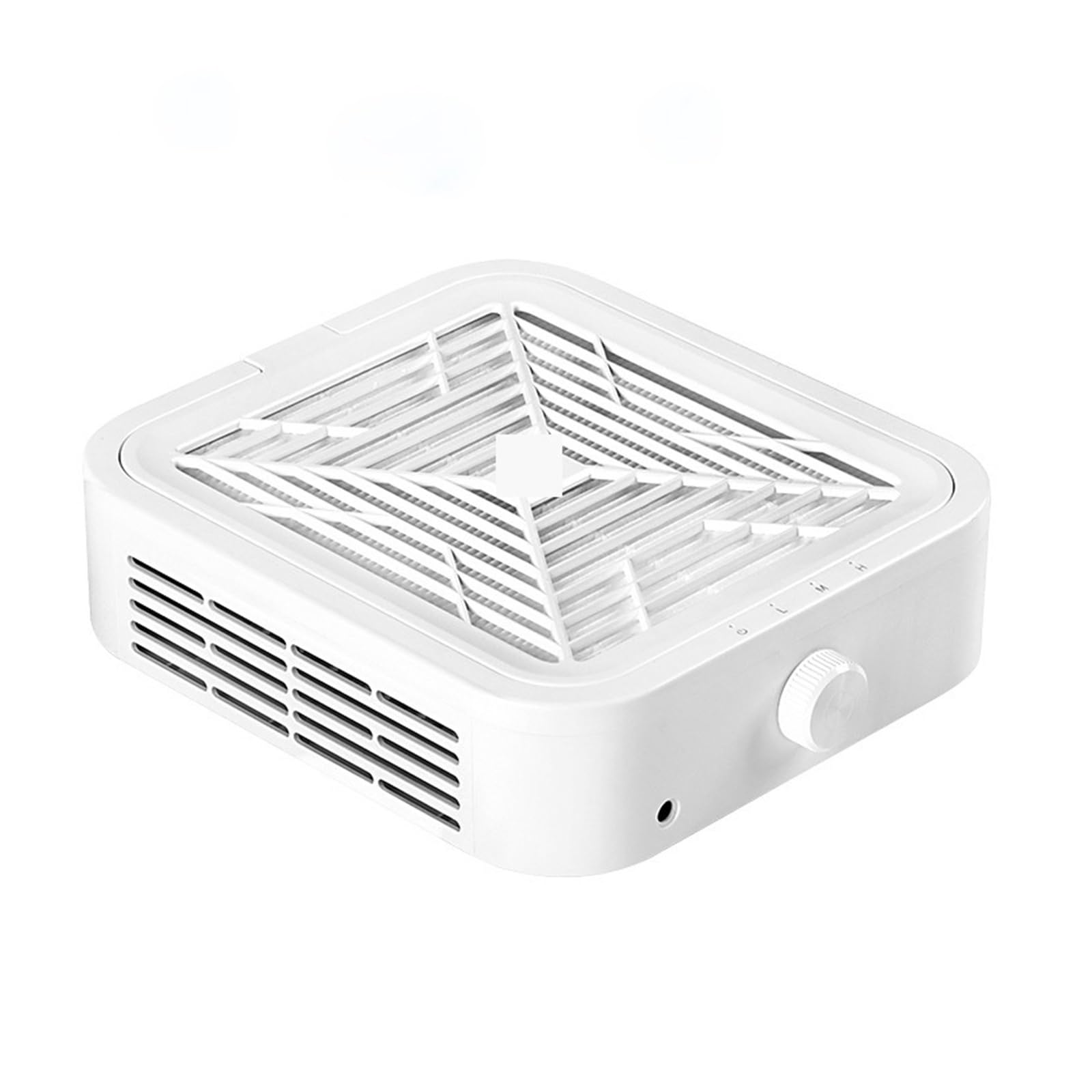 Dust Extractor, 120W Super Suction Nail Dust Collector Powerful Brushless Extractor Art Manicure Fan Vacuum Cleaner with 2 Filter for Beginners