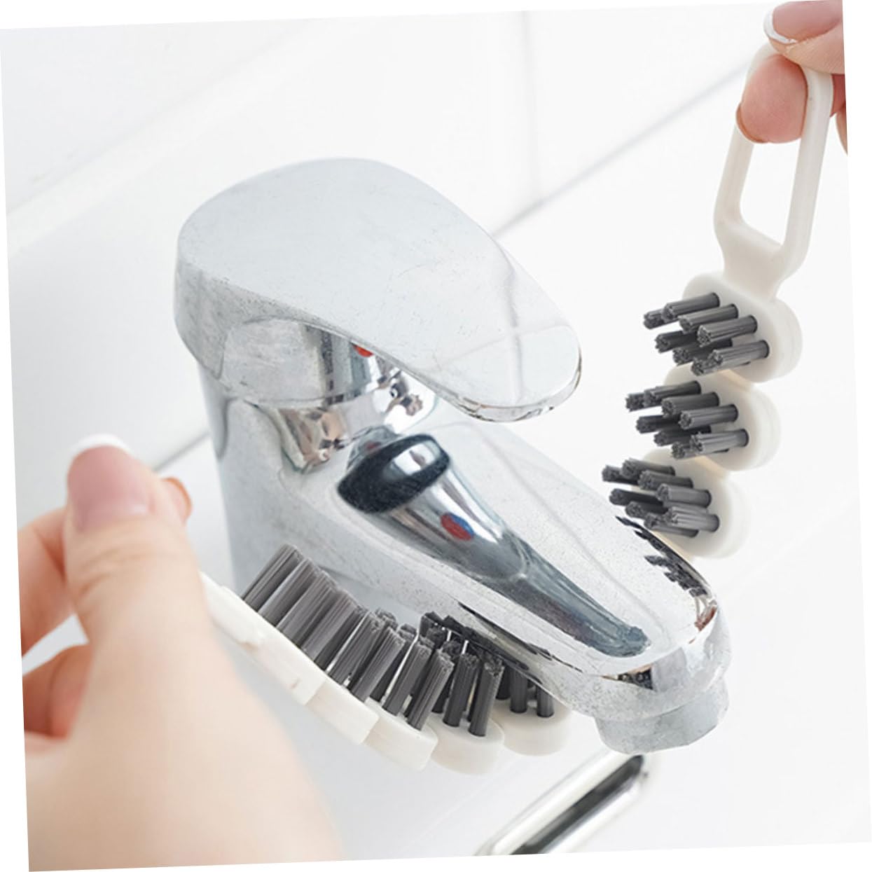 FUNOMOCYA Bendable Cleaning Brush Multi-Use Brush for Wall Corners and Small Details