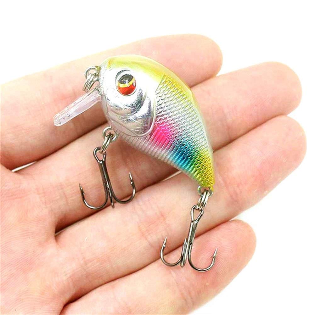 Esche da Pesca morbide, Esche da Pesca 1pc Galleggiante Crankbait Esca da Pesca 5.5cm 8.4g Isca plastica Artificiale Esca Dura Pesca Wobblers spigola Trota Pesca alla Carpa