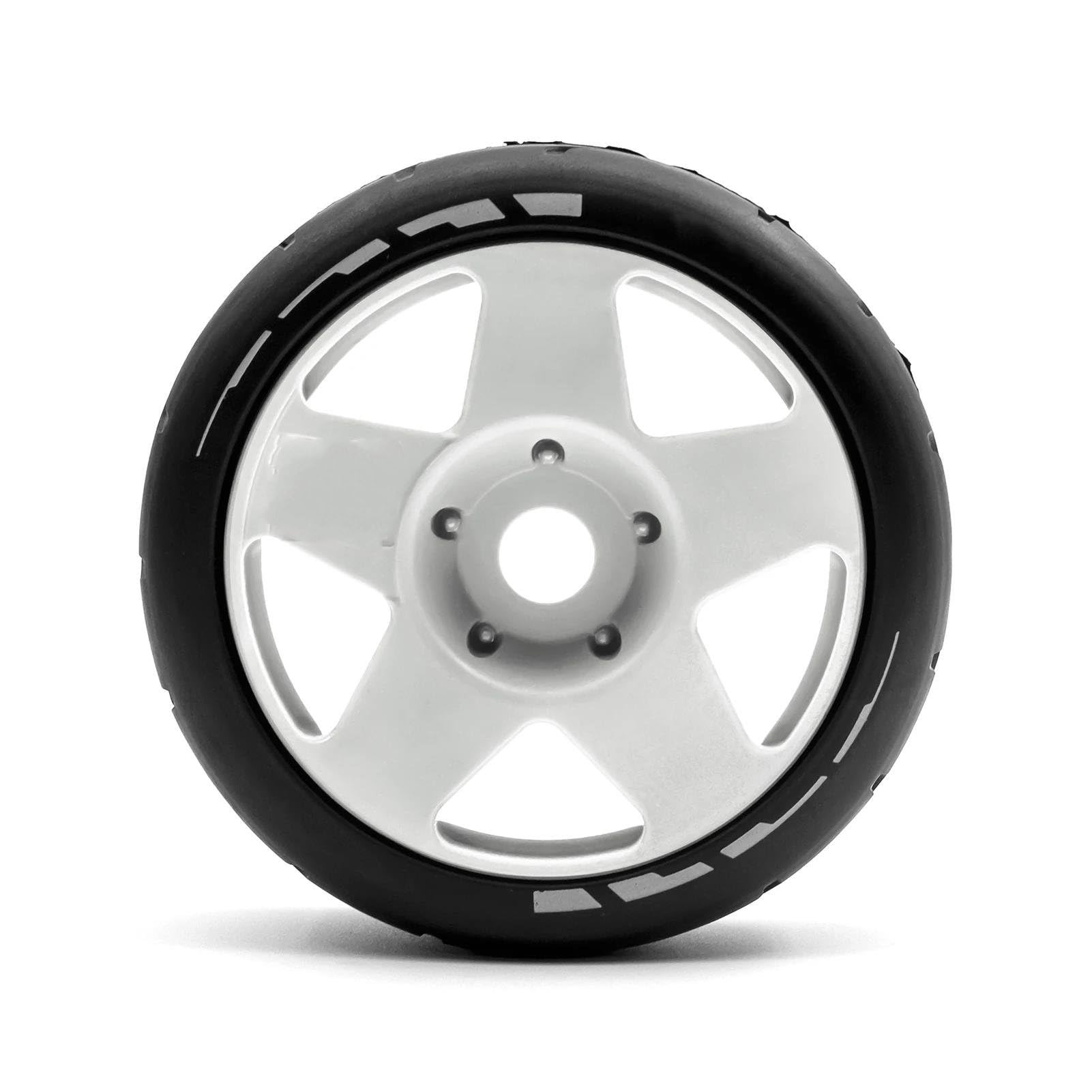RC Pneus Jante Compatible avec GT pour ARRMA pour TRAXXAS pour LOSI 1/8 Pneus De Dérive De Voiture Télécommandée pour Pneus De Voiture De Course 4 Pièces