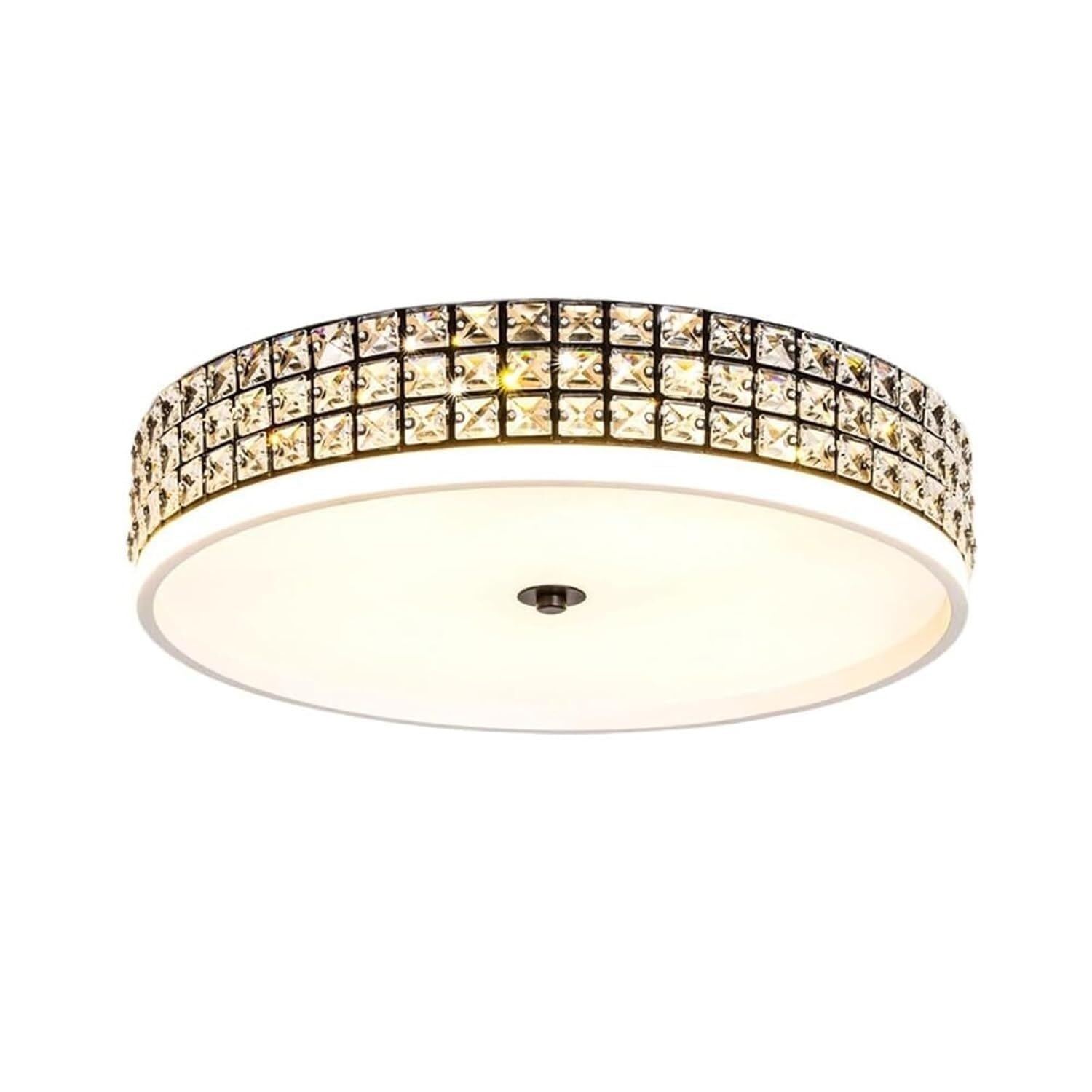Plafonnier cristal LED moderne réglable contre la lumière agressive - 8