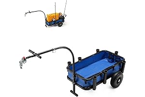 Beach Fishing Cart with 10 Balloon Wheels for Sand