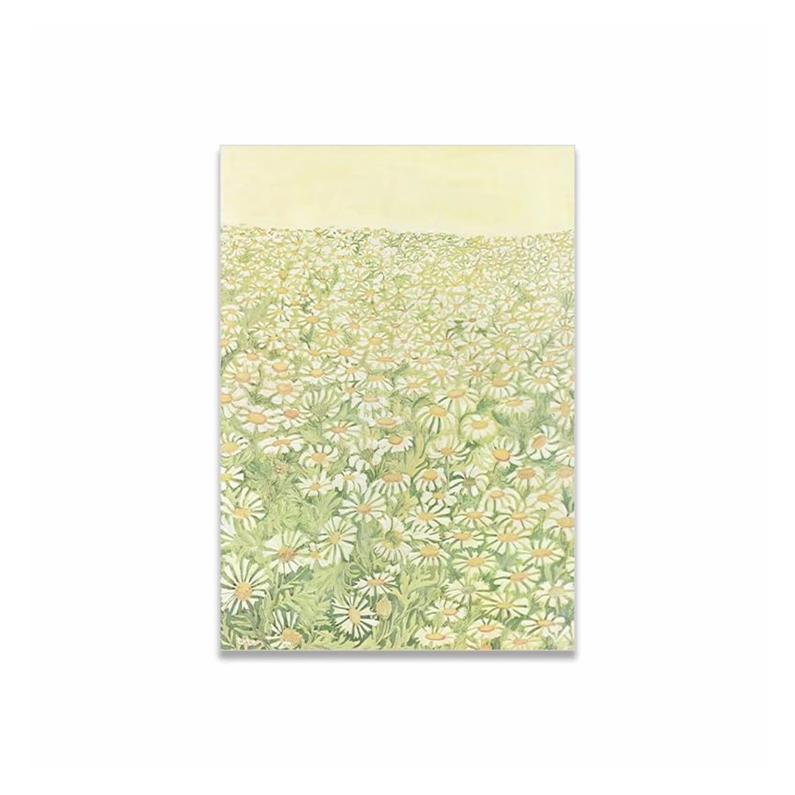 Peinture murale fleurs style nordique pour illuminer votre table de salle à manger