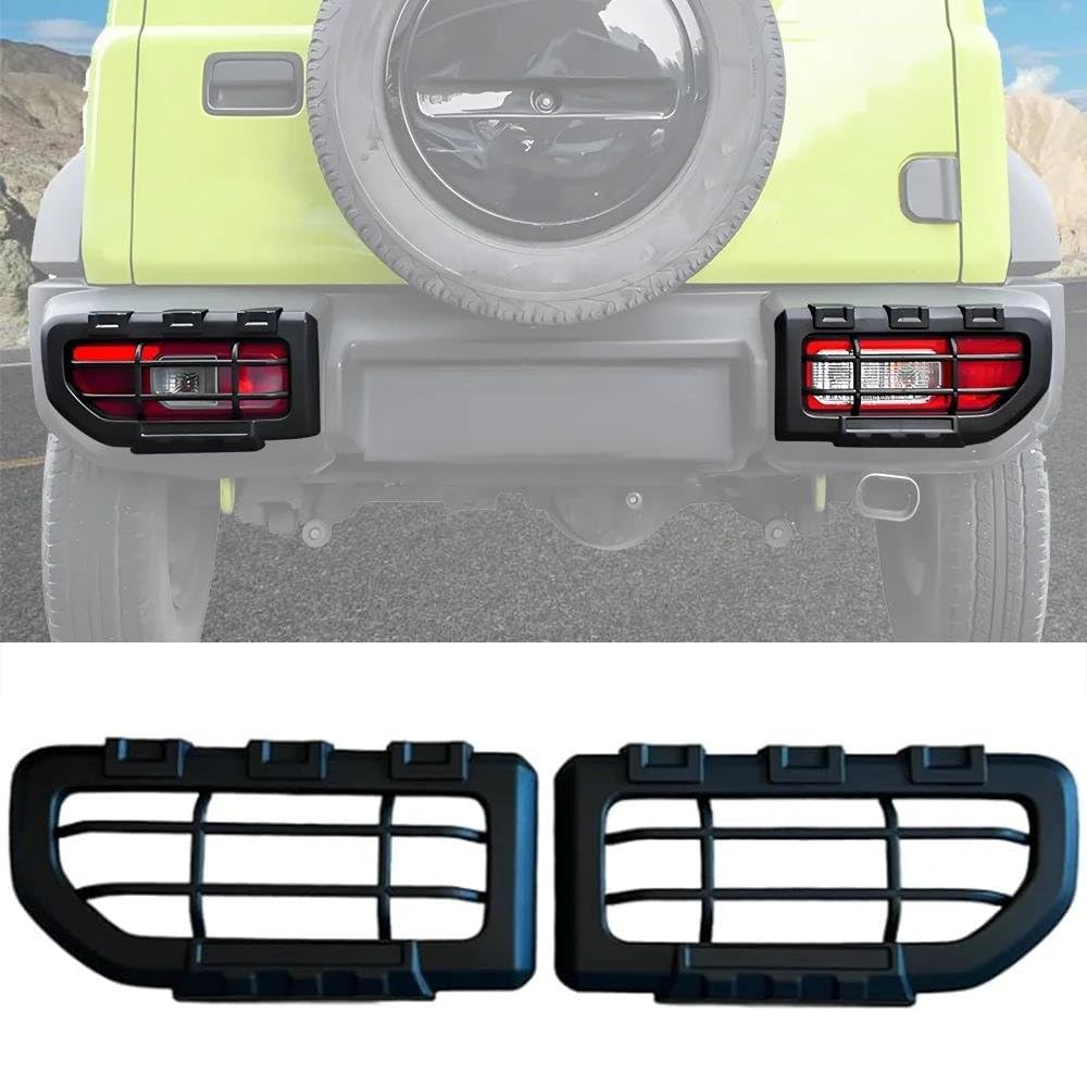 Modanature fari posteriori 2 Pezzi Di Protezione Per Fanali Posteriori Auto Fendinebbia Per Suzuki Per Jimny JB64 JB74 2019 2020 2021 2022 2023 2024 Accessori Esterni Cofano lampada