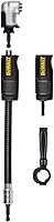 Vista 1 de DEWALT Adaptador de taladro de ángulo recto FLEXTORQ, sistema 4 en 1, eje flexible recto compacto de 12 pulgadas, adaptador de taladro de 90 grados
