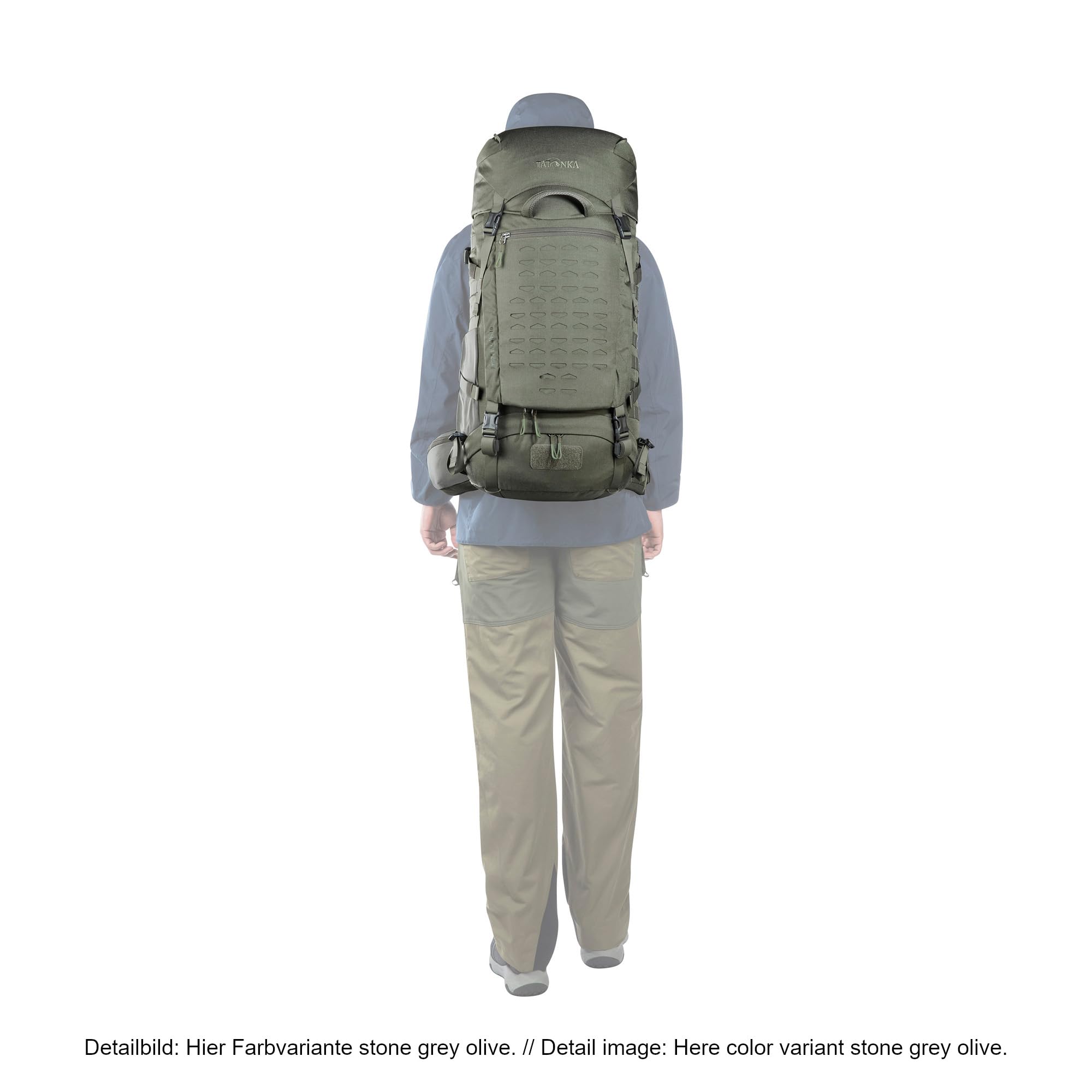 Tatonka Pyrox 45+10 BC - Tourenrucksack mit großer Frontöffnung, MOLLE-System, Bodenfach, Regenhülle und stufenlos einstellbarem Rückensystem - 55 Liter