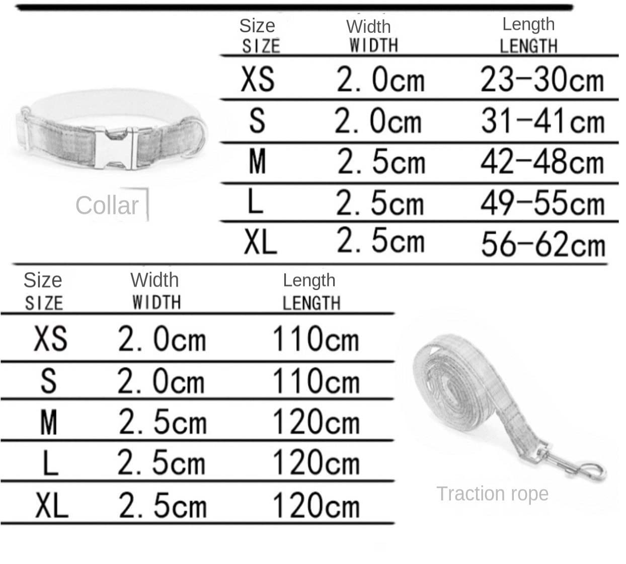 Morbido Guinzaglio Per Cani Set Di Guinzagli Per Collare Per Cani In Poliestere A Strisce Forniture Per Animali Domestici Per Per A Prova Fuga Antiscivolo Flexi(49-55cm)