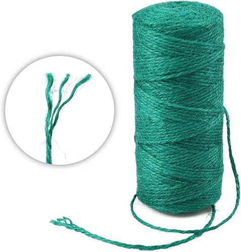 Vista 14 de Cordel de yute natural para arte, manualidades y navidad, cordel de embalaje duradero Gris