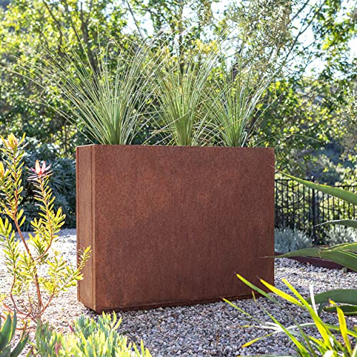 Veradek Metallic Series Corten Steel Span Planter #TOP5