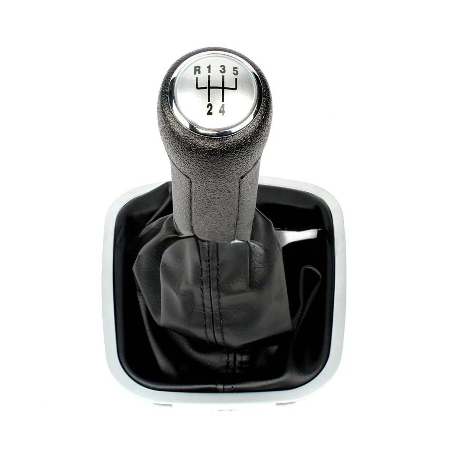 Mkgkacvcpt 5 Speed 3 Gear Shifter Knob For Vw Polo 6R 6C Hatchback Sedan 2011-2017 Stylish