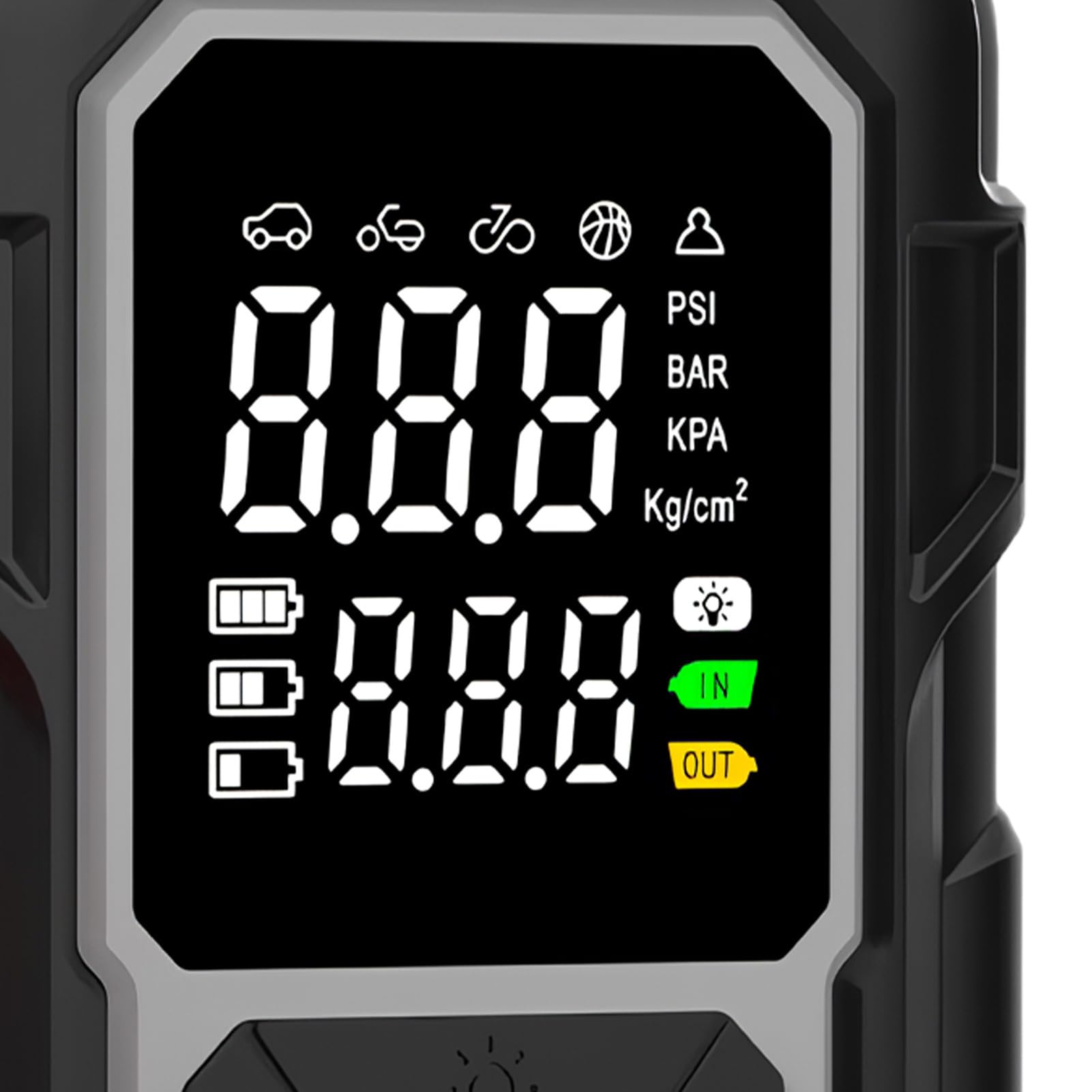 Avviatore di Emergenza Portatile Batteria Portatile 12V con Cavi | Batteria di Avviamento Veicoli con Compressore d'Aria Per Professionisti, Autisti, Guida Quotidiana, Viaggi Lunghi, Strada
