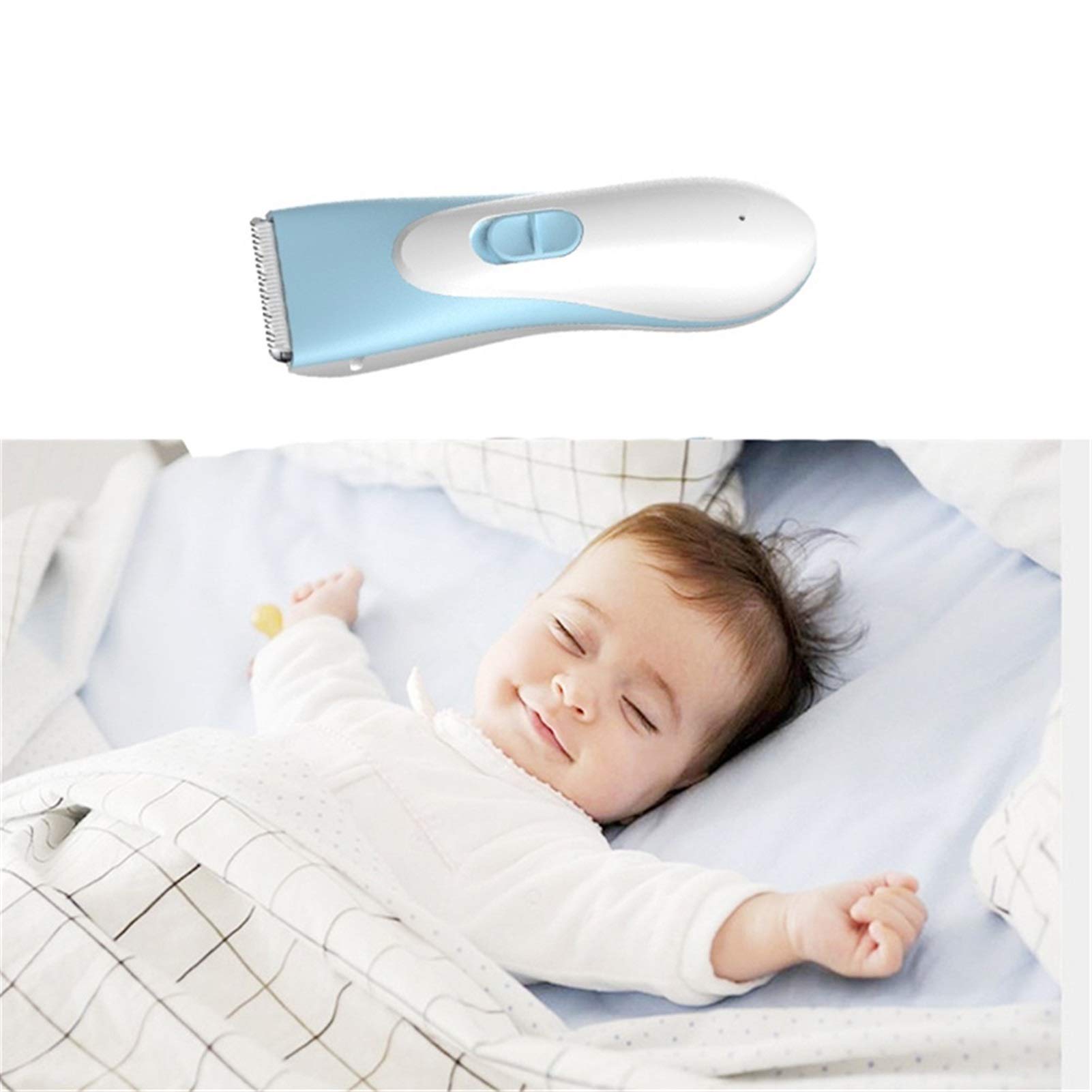 Bebé eléctrica cortadora de cabello pelo eléctrico Clipper bebé Cuidado del Cabello Trimmer recargable Silencio niño