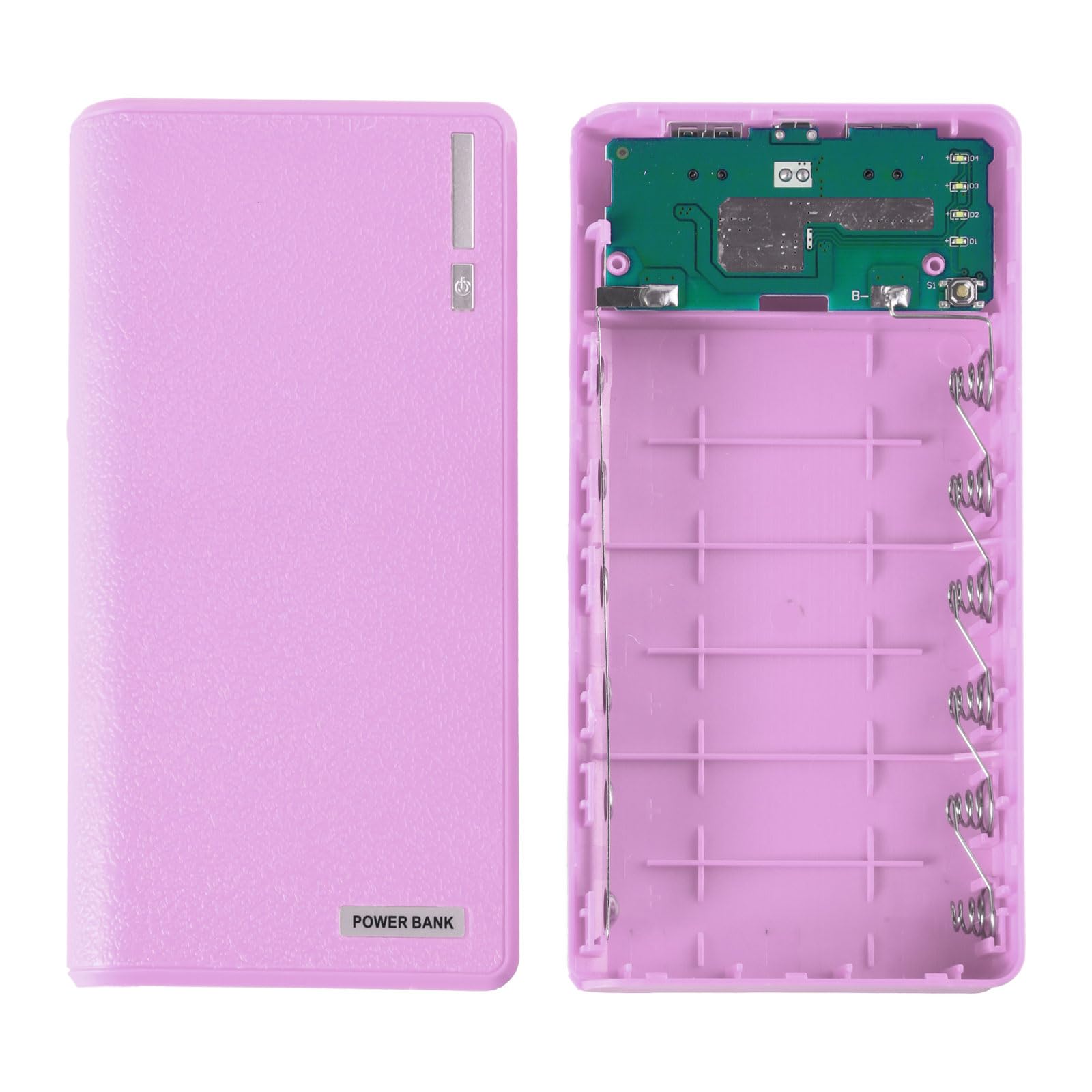 Hxyxbnhno USB 6X 18650 External Backup Battery Box for Case