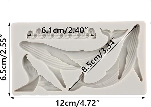 Vista 11 de Molde de silicona para fondant de temática marina, concha, caballito de mar, estrellas de mar, tortuga, molde de silicona para decoración de Estilo H