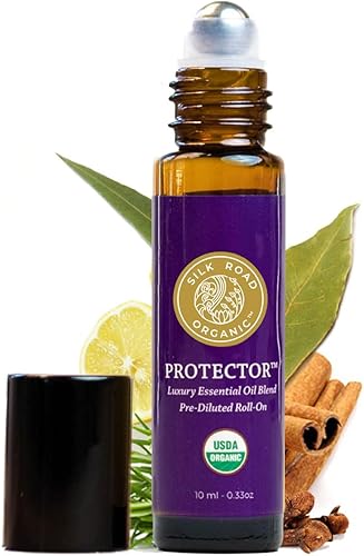 Aceite esencial protector orgánico para la inmunidad en rollo, basado en Thieves Oil Legend, 100% puro certificado por USDA Health Shield