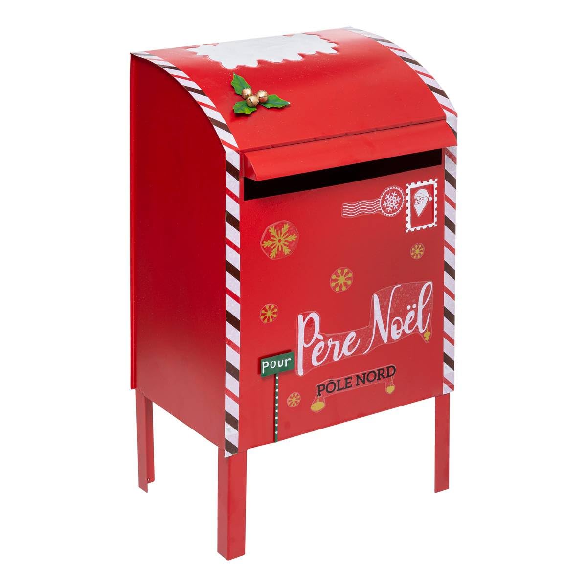Atmosphera - Grand modèle Boite Lettres Rouge métal h 80