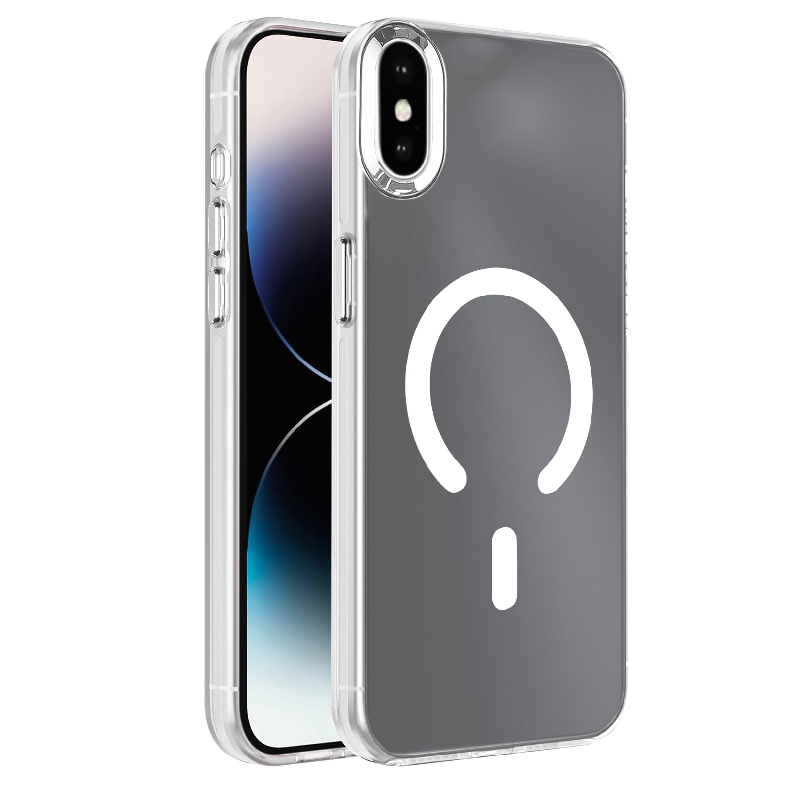 Dl3 Mobilak Case For iPhone X/iPhone XS Case Crystal Clear [Not Compatible with MagSafe] Soft TPU Gel Case Flexible Silicone Anti-Scratch Transparent TPU Cover