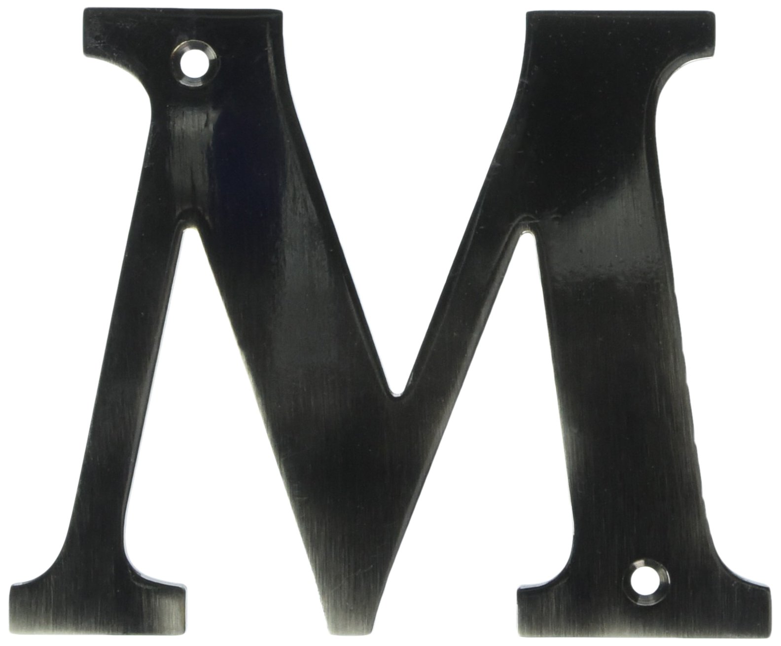 Lettre M de maison 10,2 cm Deltana RL4M-15A plaque numéro résidentiel