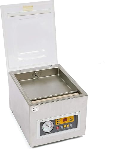 Miniatura 7 de Máquina selladora al vacío de cámara, selladora al vacío de cámara de alimentos de cocina, selladora al vacío de 110 V 120 W para ahorrar alimentos,