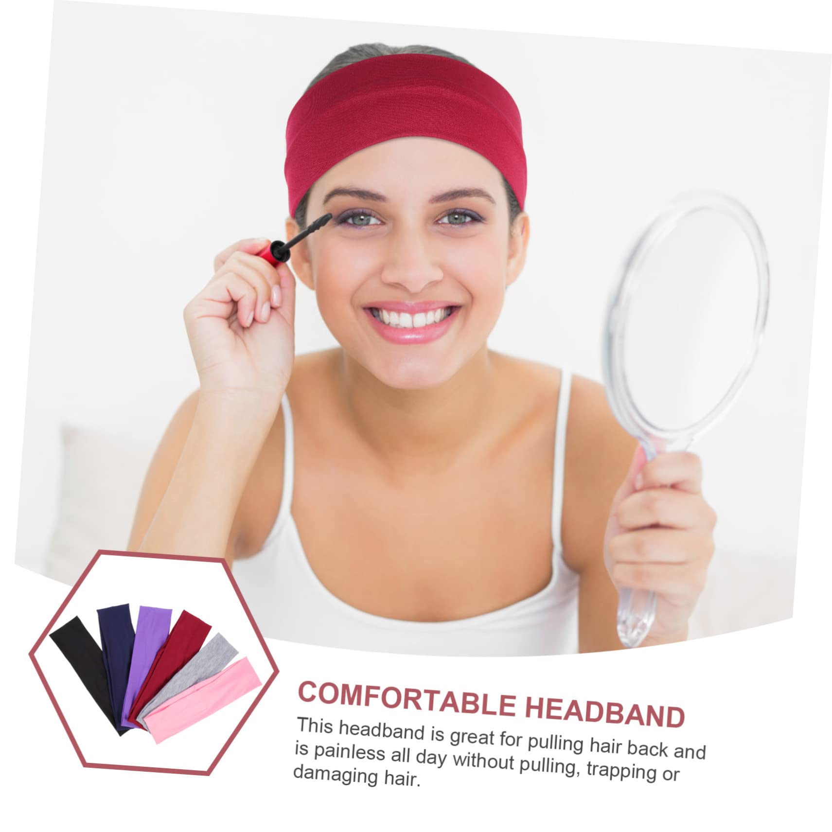 HANABASS Haarband Kopfbänder Elastisch Sport Stirnband Für Yoga Basketball Und Fitness