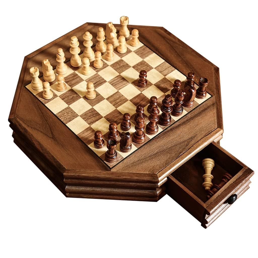 Jeux d'échecs magnétiques en Bois Grand Jeu d'échecs Tournoi échecs