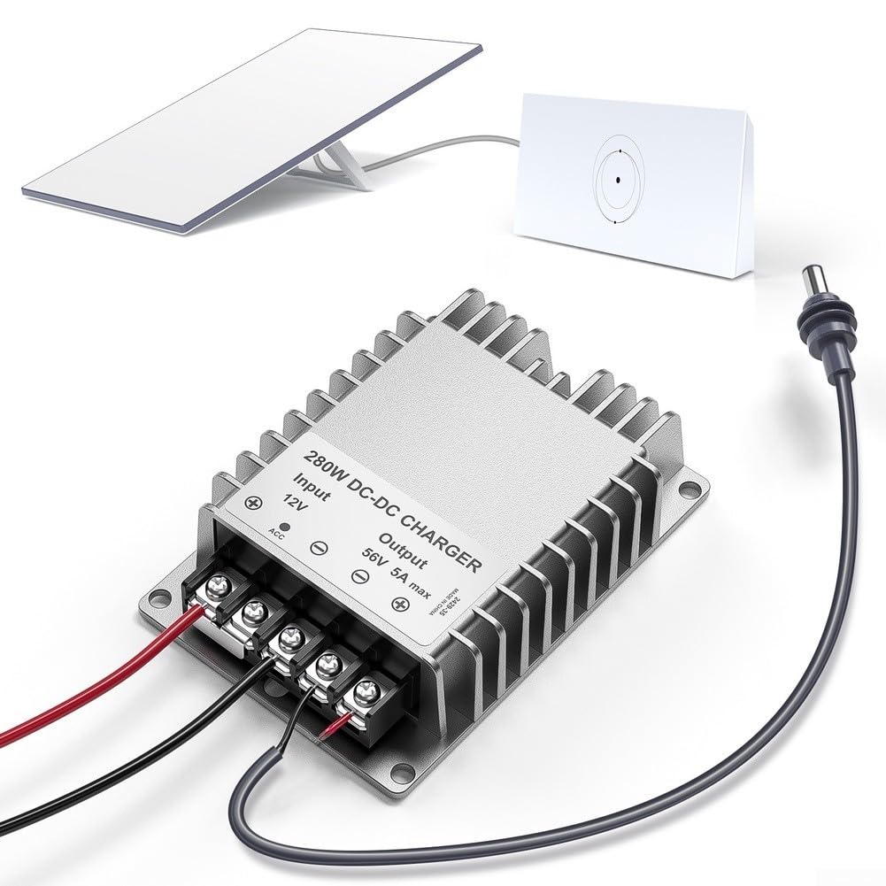 DC-DC Booster Converter 12V auf 56V 5A 280W Netzteil für Starlink Aluminiumlegierung Kompakt