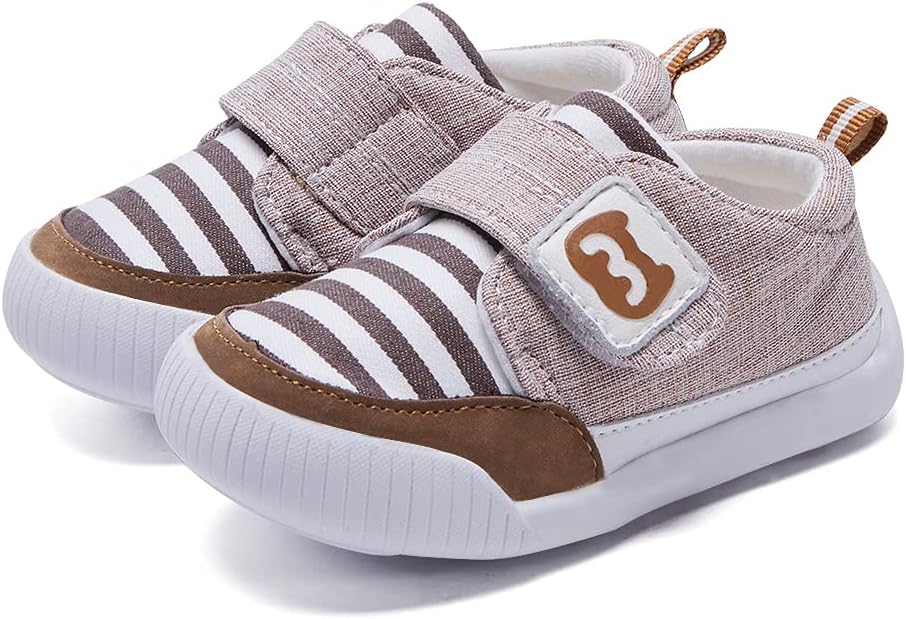 BMCiTYBMBaby Boy Girl Shoes Infant Soft Non Slip Sneakers Lightweight First Step Walking Shoes 6 9 12 18 24 Months