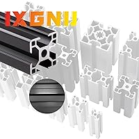 Vista 6 de 3030 T Ranura de aluminio extrusión para piezas de impresora 3D y CNC DIY Negro 400mmX4