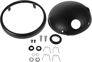 ZUNOXAZ 1 Juego De Carcasa Para Faro De Motocicleta Soporte De Cubo Para Motocicleta Soporte De Montaje Para Faro Soporte Para Faro Redondo Para Motocicleta Cubo Para Faro Redondo