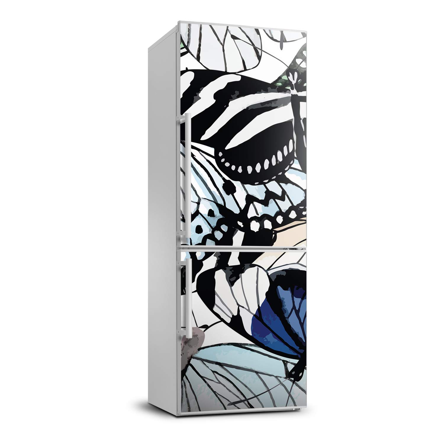 Película Autoadhesiva 60x180 cm Tulup con Motivos de Mariposas de Alta Definición