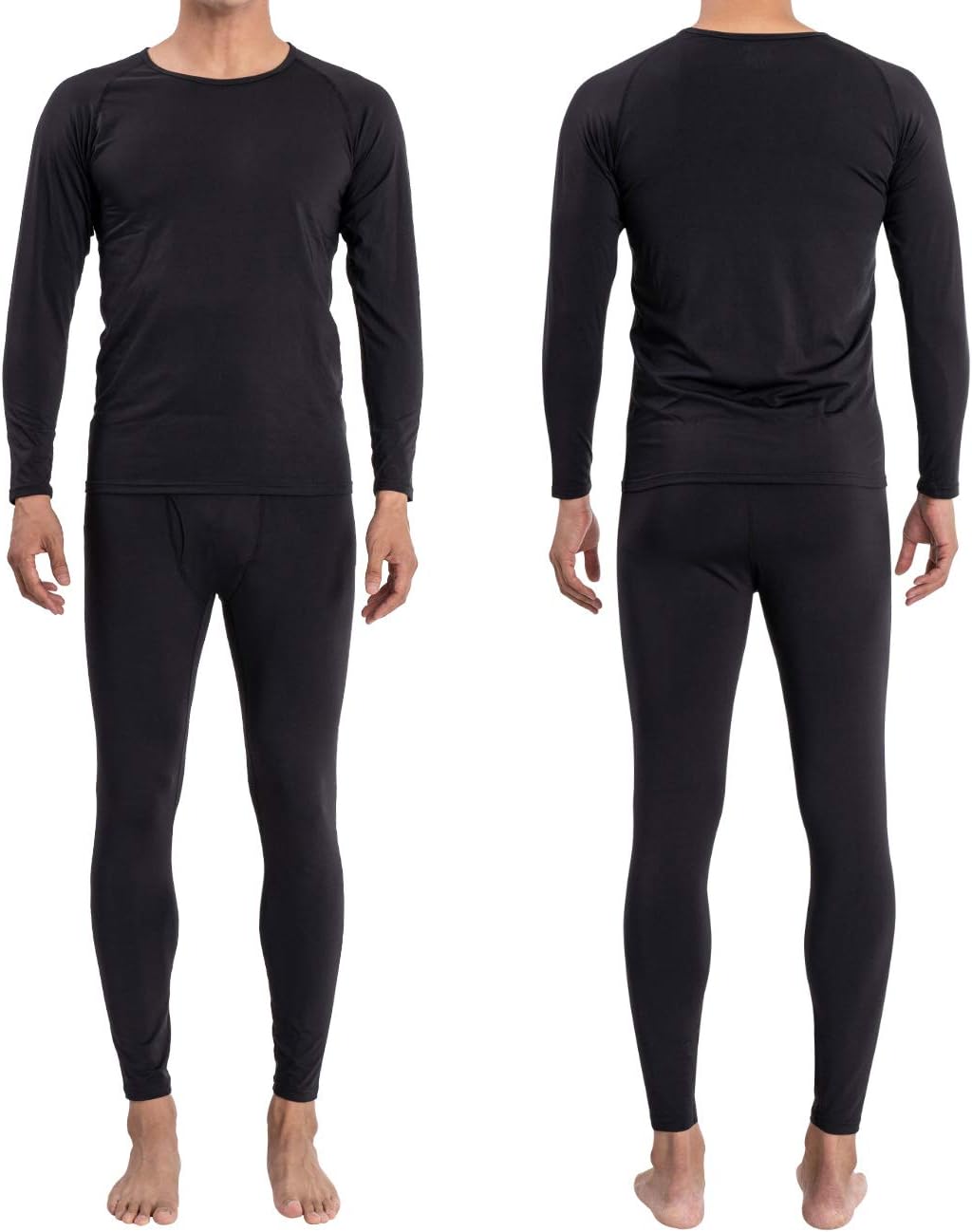 FITEXTREMEMAXHEAT Mens Thermal Underwear Long Johns Set with Fleece Lined