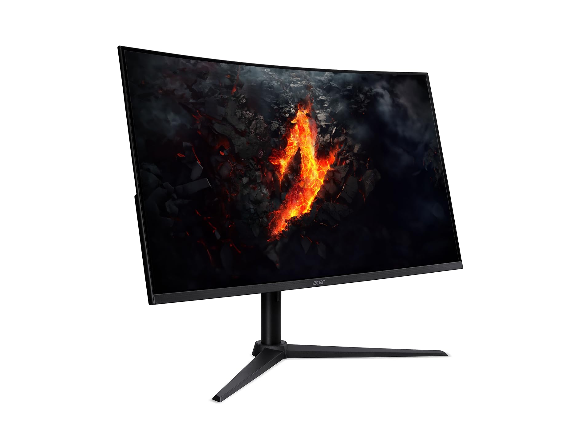 acer Nitro XZ322QUV3bmiiphx, Écran PC Gaming Incurvé 31.5" WQHD, 180Hz (Curve 1500R, 2560x1440, 16:9, AMD Freesync, 1ms (VRB), 400Nits, 2xHDMI 2.0/1xDP 1.4) Moniteur PC Curve, Pied Ajustable, Noir