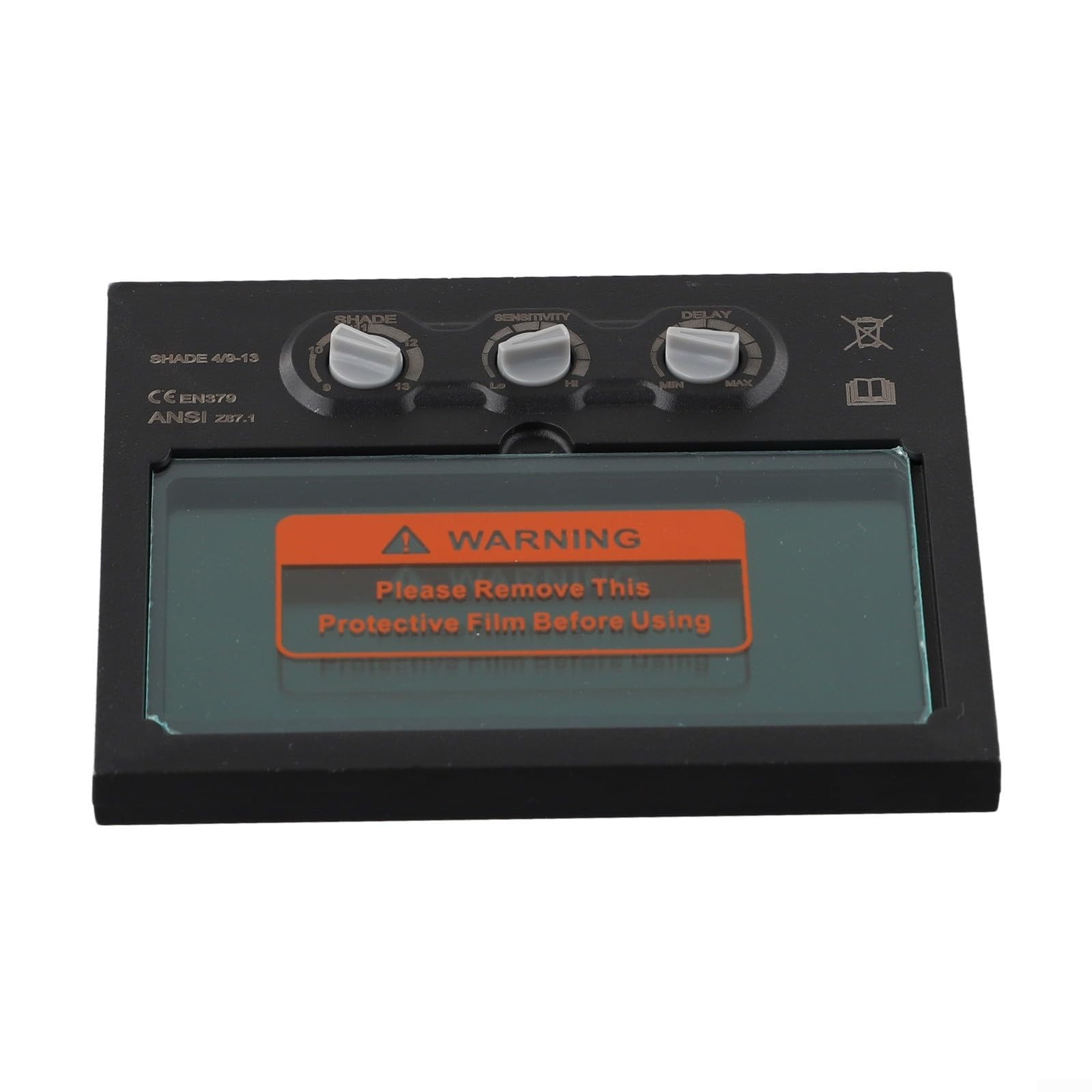 Lentille de soudage auto-obscurcissante à énergie solaire écran LCD casque de soudage lentille de rechange masque de soudure insert filtre pièces
