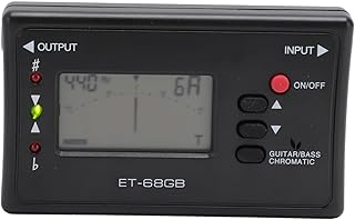 ET 68GB Digital Metronome Tuner Tone Generator, 3 in 1 Metronome, Tuner, Tone Generator, 12 Tuning Tone Generator Tuners, for Guitars Bass