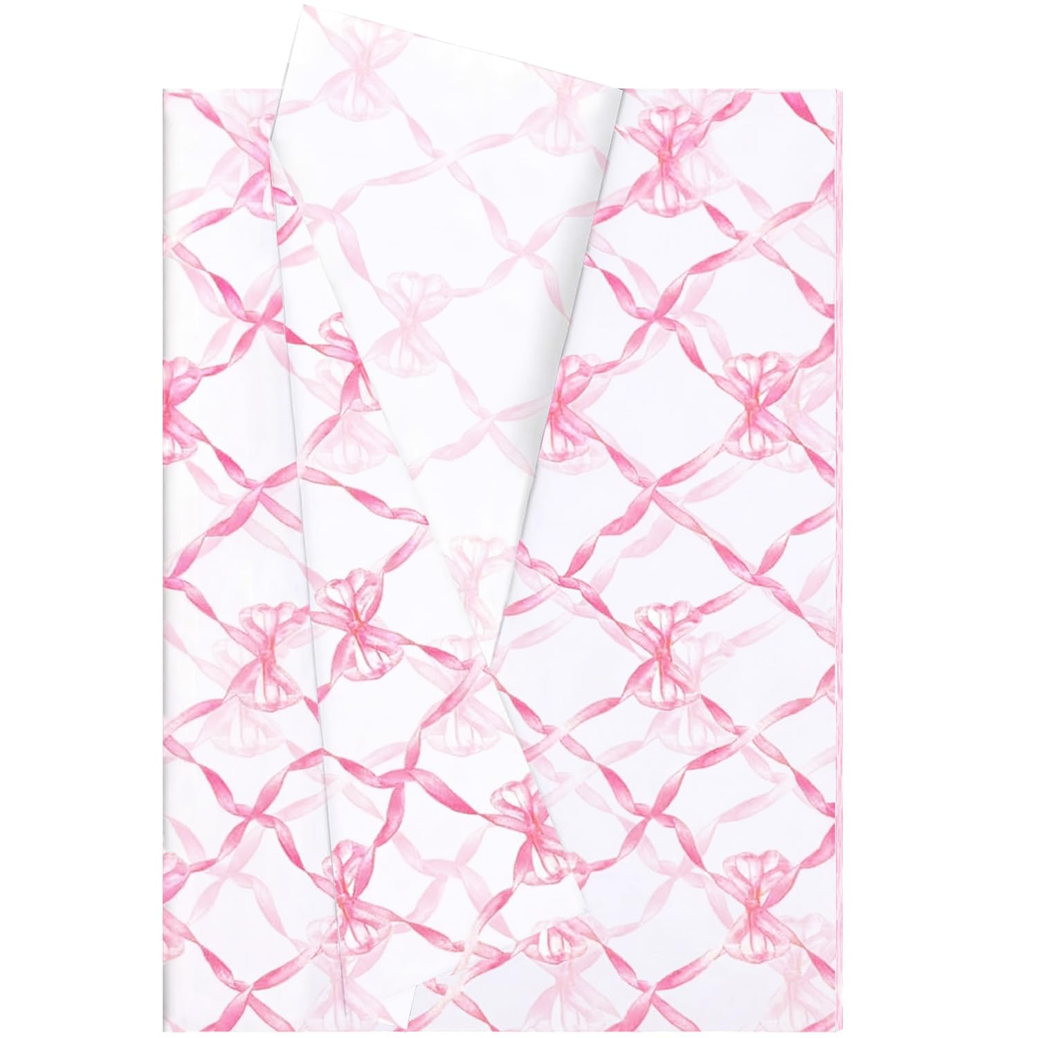 Hjvvr Pink Tissue Paper,100sheets 50x35cmTissue Wrapping Paper,Birthday Wedding Tissue for Wrapping Gifts and Gift Bags