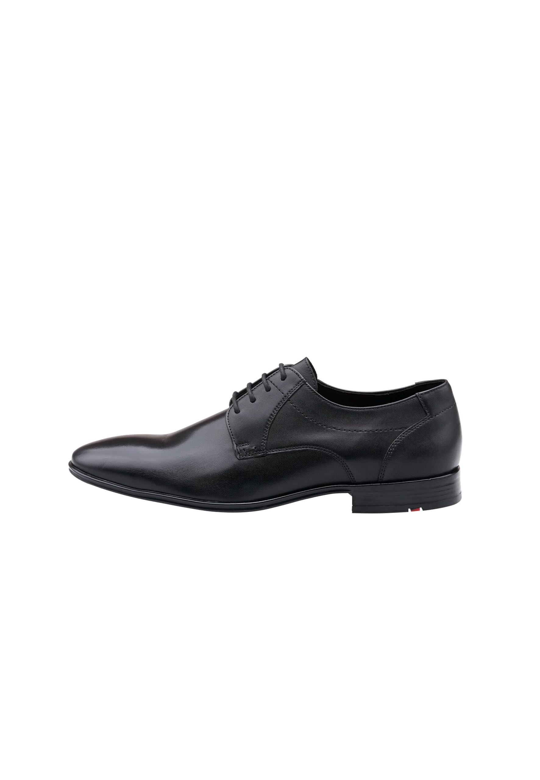LLOYD Derby Schnürschuh | Budapester Style, Black, 47 EU