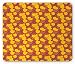 Produktbild Doodle Mouse Pad, Hand Drawn Yellow Cherries on Branches Summer Season Design on Warm Toned Background Gaming Mousepad Office Mouse Mat Multicolor