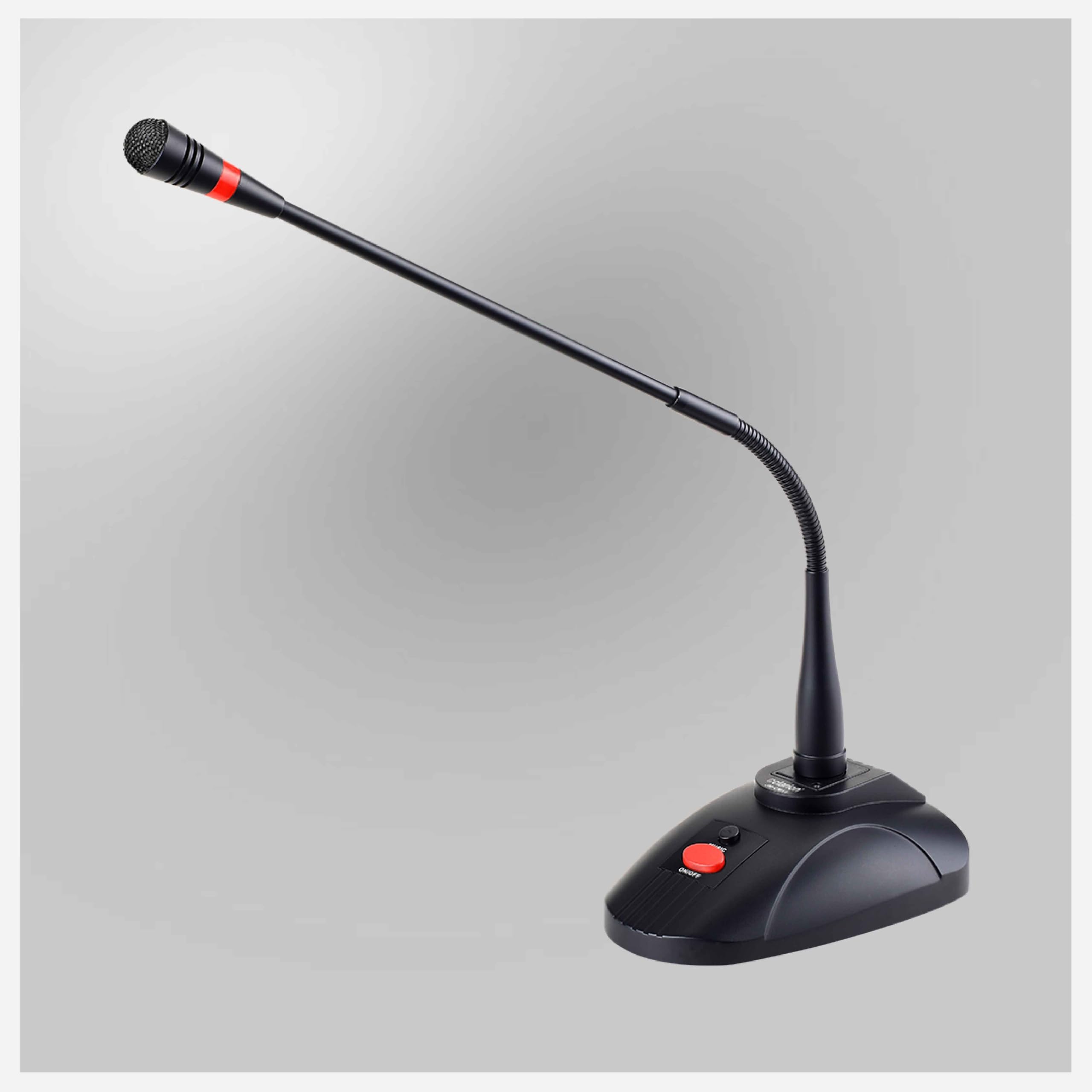 JM-CM11 Conference Microphone, Ultra-Cardioid Condenser Gooseneck Mic with XLR Balanced Output, 100Hz-15kHz Frequency Response, 48V Phantom Power, Desktop Podium & PA System Microphone-picture-27