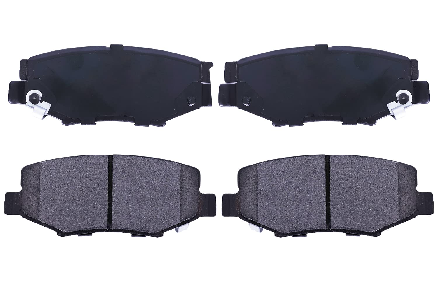 Ceramic Brake Pads(D1274) Rear Set Replacement for 2007-2011 Dodge Nitro, 2008-2012 Jeep Liberty, 2007-2018 Jeep Wrangler, 2018 Jeep Wrangler JK