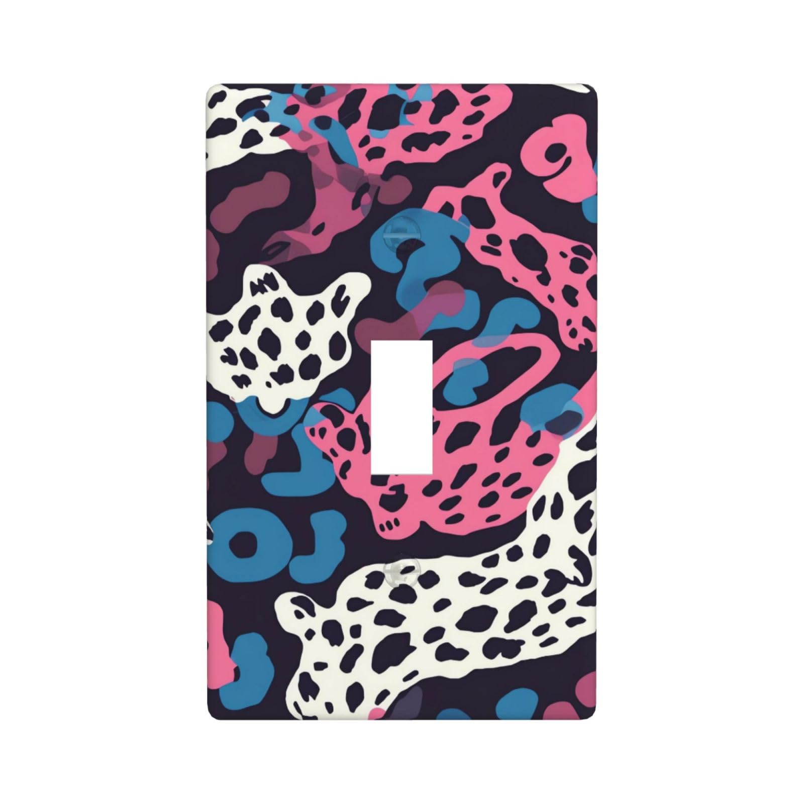 Nonhai Blue Panther Decorator Wall Plate Cover Single Toggle Light Switch Cover Wallplates Blank Electrical Rocker Switch Plate Covers For Electrical Outlets Decorative 1 Gang 4.5" X 2.76"