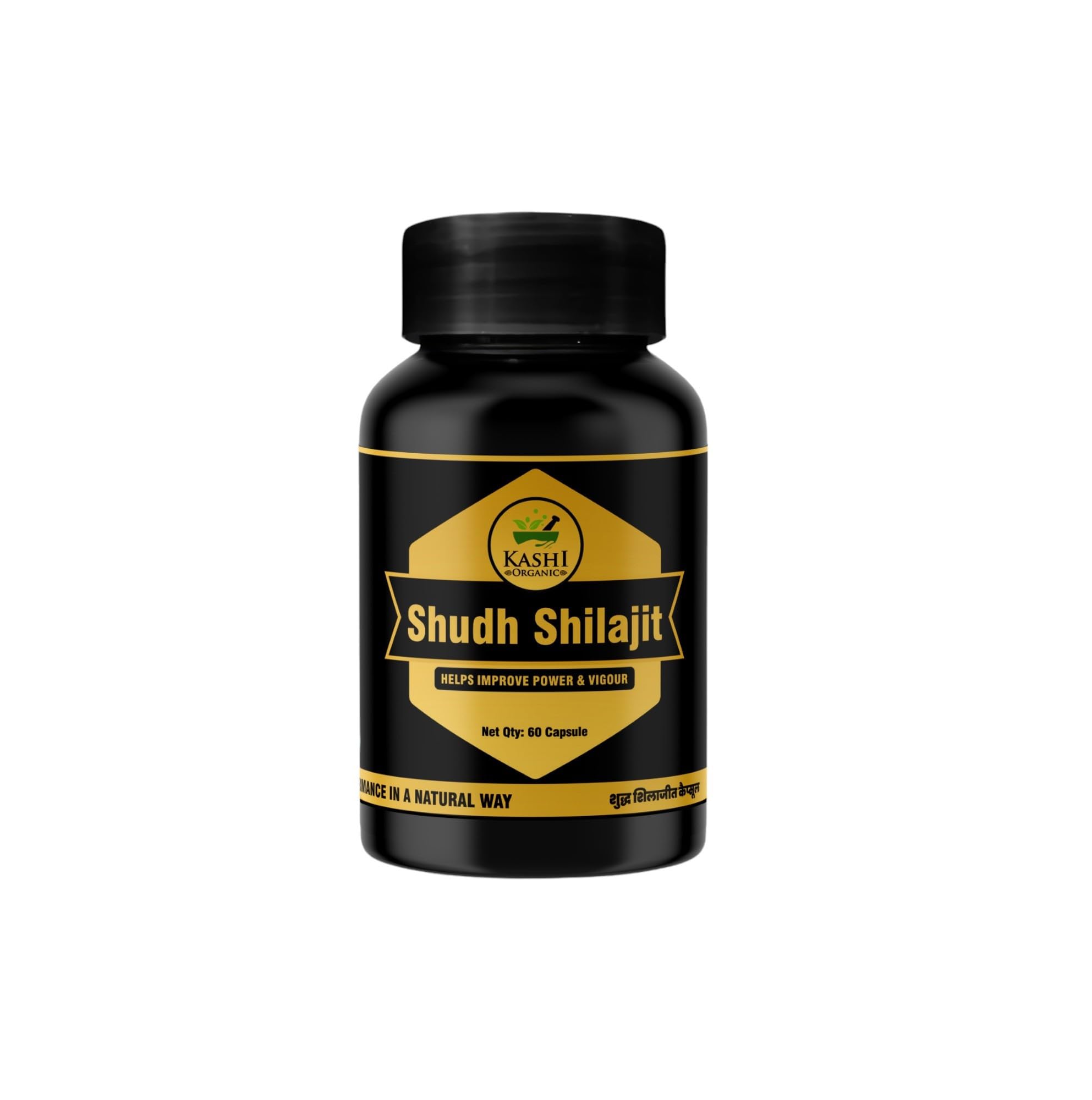 KASHI ORGANIC Shudh Shilajit - Natural Energy & Strength Enhancer, Boosts Stamina, Power, and Recovery - 60 Capsule (B0DG327XRG) Amazon Price History, Amazon Price Tracker