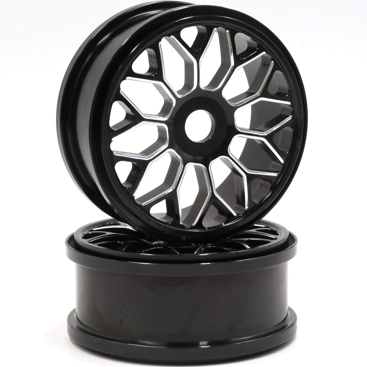 Jantes de roue RC - DRFEIFY - Orange - Alliage d'aluminium - Beadlock - 1,9 pouces - Auto