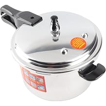 Pressure Cooker 8Qt Pressure Canner Fast Cooking Pot Canner Pot with Induction Base Locking System for Gas Stove Electric Induction Cooker 20CM/4L