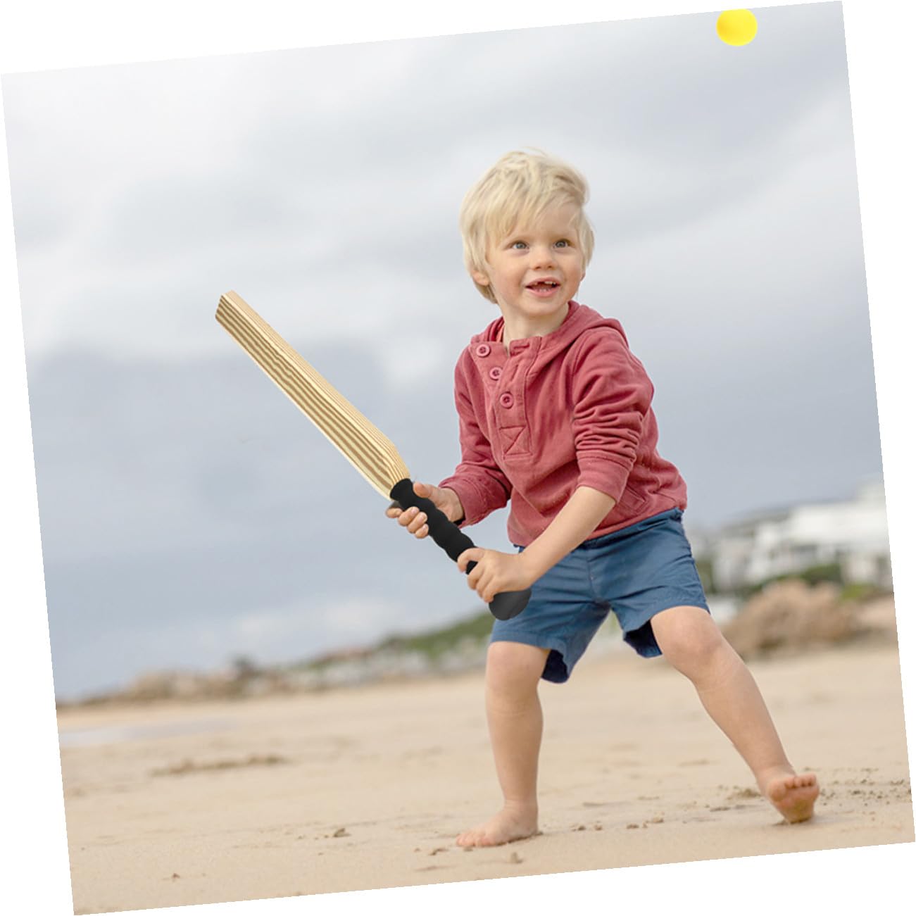 VICASKY Batte de Baseball en Plastique 24 Pouces, Set de Cricket Garçon et Filles 2 Battes 2 Balles, Légère et Maniable, pour Entraînement Extérieur et Jeux Familiaux