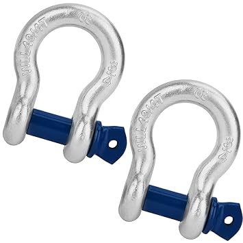 Towmavin 3/4 Shackle black-4Pack