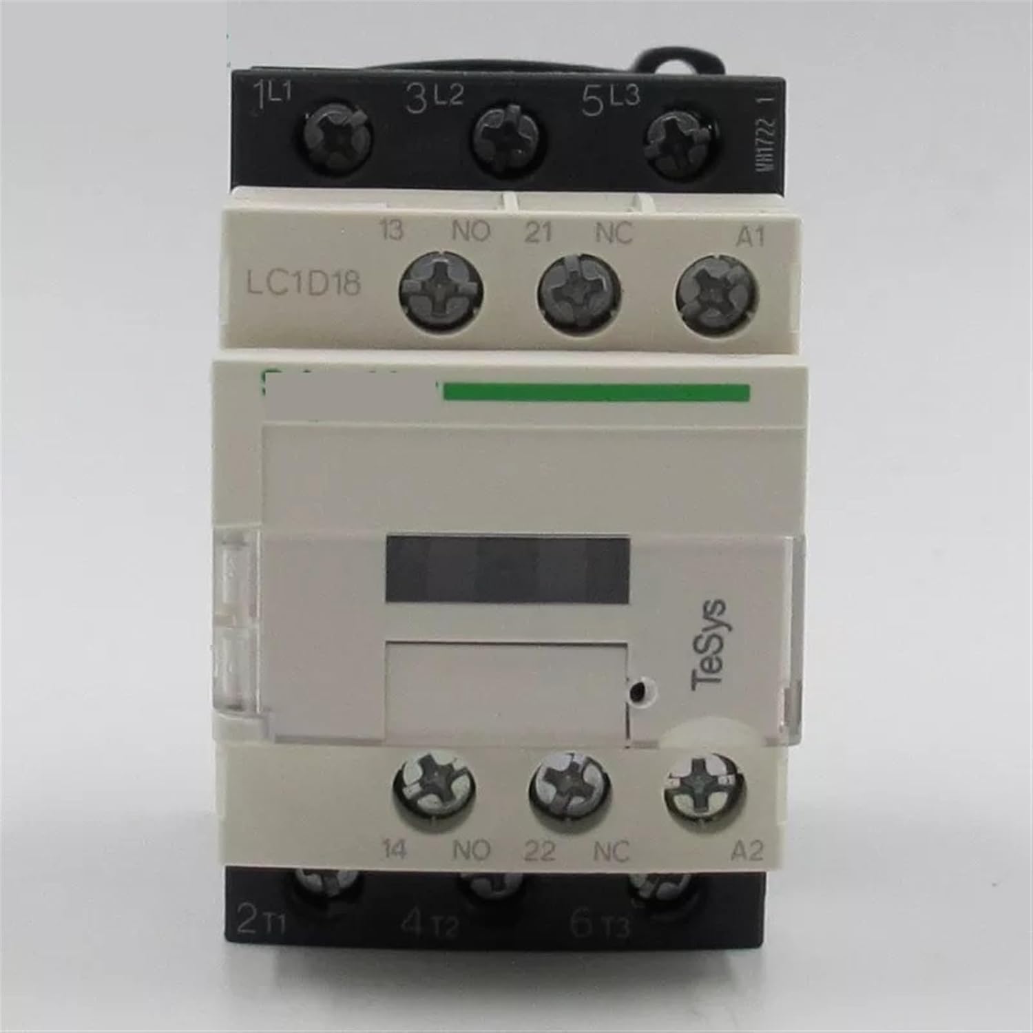 D 3-ploe Contactors-Motor Control Category AC-3 LC1D18*7C AC24V-380V 18A 50/60HZ 1Pcs(LC1D18Q7C 380V 400V)