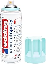 edding 5200 spray permanente - azul pastel - 200 ml - pintura acrílica para pintar y decorar vidrio, metal, madera, cerámica, plástico, lienzo - aerosol, spray acrílico, spray de pintura